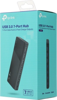 Разветвитель USB 3.0 TP-Link UH700 7порт. черный - купить недорого с доставкой в интернет-магазине