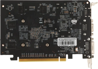 Видеокарта Afox PCI-E 2.0 AF730-4096D5H5 NVIDIA GeForce GT 730 4Gb 128bit GDDR5 700/5000 DVIx1 HDMIx1 CRTx1 HDCP Ret - купить недорого с доставкой в интернет-магазине