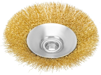 Щетка дисковая по мет. Matrix 74616 d=125мм d(посад.)=14мм (угловые шлифмашины) (упак.:1шт) - купить недорого с доставкой в интернет-магазине