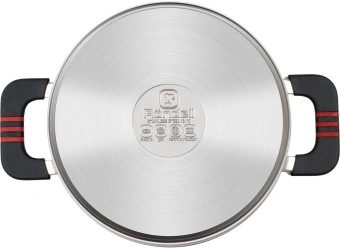 Кастрюля Rondell Stripes RDS-1637 2.8л. d=20см (с крышкой) стальной - купить недорого с доставкой в интернет-магазине