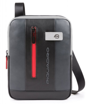 Сумка Piquadro Urban CA1816UB00/GRN серая/черная натур.кожа - купить недорого с доставкой в интернет-магазине