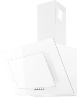 Вытяжка каминная Weissgauff Zaurak 60 PB белый управление: кнопочное (1 мотор) - купить недорого с доставкой в интернет-магазине