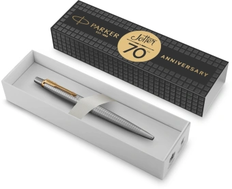 Ручка шариков. Parker Jotter SE 70th Anniversary K163 (2205611) Stainless Steel GT син. черн. подар.кор. - купить недорого с доставкой в интернет-магазине