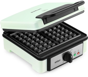 Вафельница Kitfort КТ-1693 1200Вт мятный - купить недорого с доставкой в интернет-магазине