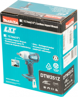 Гайковерт Makita DTW251Z аккум. патрон:квад.1/2" - купить недорого с доставкой в интернет-магазине