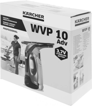 Мойщик окон Karcher Professional WVP 10 Adv шир.скреб.:170мм пит.:от аккум. серый - купить недорого с доставкой в интернет-магазине
