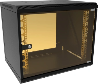 Шкаф коммутационный Suprlan (05-1093-B) настенный 6U 600x450мм пер.дв.стекл направл.под закл.гайки 70кг черный 385мм 19.01кг 500мм - купить недорого с доставкой в интернет-магазине