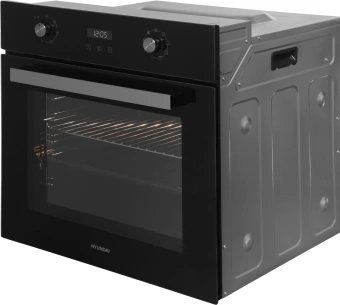 Духовой шкаф Электрический Hyundai HEO 66411 BG черный - цена, купить или заказать с доставкой в интернет-магазине Духовой шкаф Электрический Hyundai HEO 66411 BG черный - купить недорого с доставкой в интернет-магазине