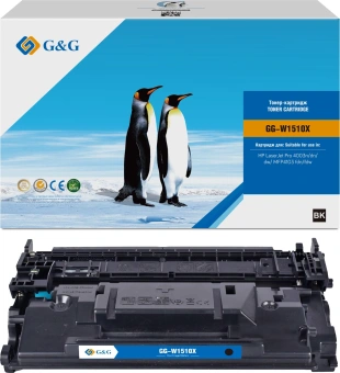 Картридж лазерный G&G GG-W1510X W1510X черный (9500стр.) для HP LJ Pro 4003n/dn/dw/MFP4103 fdn/fdw - купить недорого с доставкой в интернет-магазине