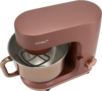 Миксер планетарный Vitek Элегия VT-PM0661 2000Вт кофейный - купить недорого с доставкой в интернет-магазине