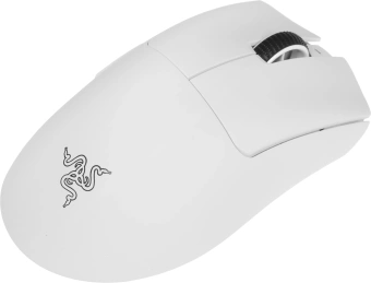 Мышь Razer DeathAdder V3 Pro белый оптическая 30000dpi беспров. USB-C 5but (RZ01-04630200-R3A1) - купить недорого с доставкой в интернет-магазине