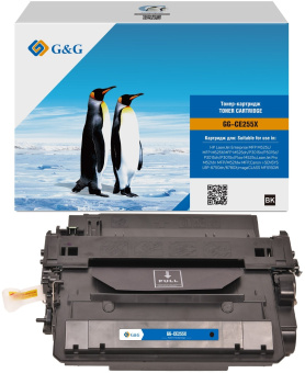Картридж лазерный G&G GG-CE255X черный (12500стр.) для HP LJ Enterprise MFP M525c/P3015n/LJ Pro M521dn MFP - купить недорого с доставкой в интернет-магазине