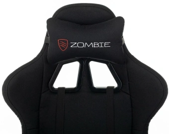 Кресло игровое Zombie Rudger черный с подголов. крестов. пластик - купить недорого с доставкой в интернет-магазине