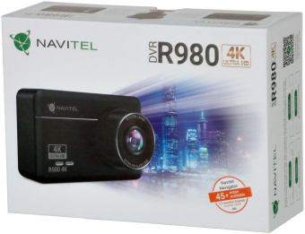 Видеорегистратор Navitel R980 4K черный 2160x3840 2160p 140гр. GPS Mstar SSC8629Q - купить недорого с доставкой в интернет-магазине