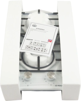 Газовая варочная поверхность Maunfeld EGHE.32.3EWG белый - купить недорого с доставкой в интернет-магазине