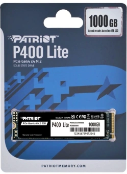 Накопитель SSD Patriot PCIe 4.0 x4 1TB P400LP1KGM28H P400 Lite M.2 2280 - купить недорого с доставкой в интернет-магазине
