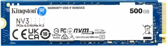 Накопитель SSD Kingston PCIe 4.0 x4 500GB SNV3S/500G NV3 M.2 2280 - купить недорого с доставкой в интернет-магазине