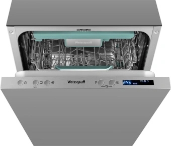 Посудомоечная машина встраив. Weissgauff BDW 4533 Wi-Fi Inverter Autoopen узкая инвертер - купить недорого с доставкой в интернет-магазине