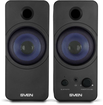 Колонки Sven 431 2.0 черный 6Вт BT - купить недорого с доставкой в интернет-магазине