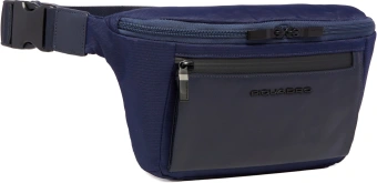 Сумка на пояс Piquadro Orion CA2174S136/BLU синий ткань/натур.кожа - купить недорого с доставкой в интернет-магазине