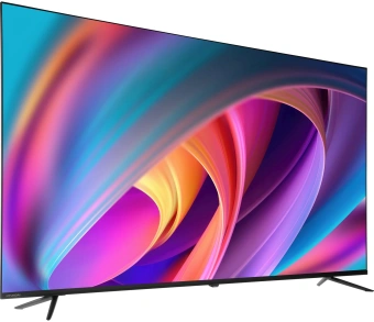 Телевизор LED Hyundai 65" H-LED65BU7100 WebOS Frameless Metal серый/серый 4K Ultra HD 60Hz MEMC DVB-T DVB-T2 DVB-C DVB-S DVB-S2 USB WiFi Smart TV - купить недорого с доставкой в интернет-магазине