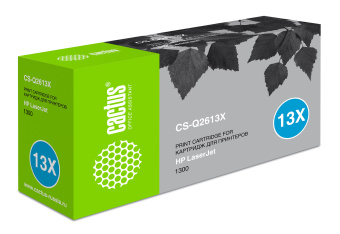 Картридж лазерный Cactus CS-Q2613X Q2613X черный (4000стр.) для HP LJ 1300/1300N - купить недорого с доставкой в интернет-магазине