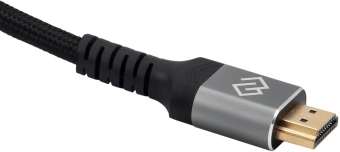 Кабель аудио-видео Digma HDMI (m)/HDMI (m) 3м. феррит.кольца позолоч.конт. черный (D-HDMI-2FF-V2.1-3M) - купить недорого с доставкой в интернет-магазине