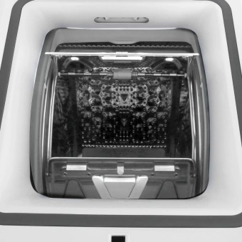 Стиральная машина Midea MF100T80BS/W-RU класс: A загр.вертикальная макс.:8кг белый инвертор - купить недорого с доставкой в интернет-магазине