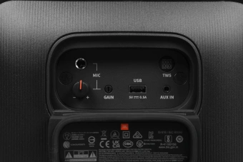 Минисистема Hi-Fi JBL PartyBox Encore Essential черный/оранжевый 100Вт USB BT - купить недорого с доставкой в интернет-магазине