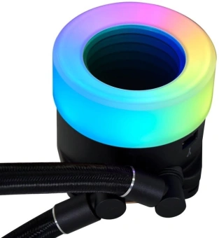 Система водяного охлаждения Lian-Li Galahad II Trinity 240 ARGB Soc-AM5/AM4/1200/1700/1851 черный30dB Al+Cu Ret (G89.GA2T24B.00) - купить недорого с доставкой в интернет-магазине