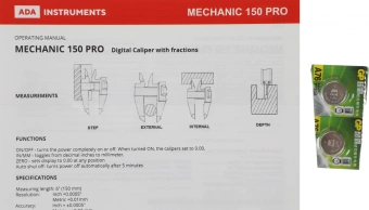 Штангенциркуль электронный Ada Mechanic 150 Pro серебристый пластиковый футляр (А00380) - купить недорого с доставкой в интернет-магазине