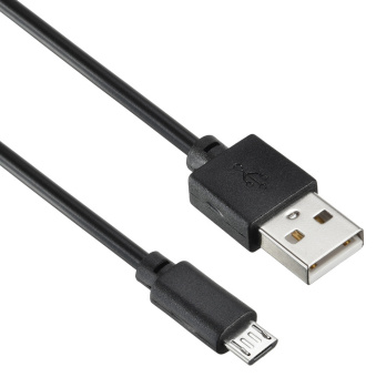 Кабель Digma MICROUSB-2M-BLK USB (m)-micro USB (m) 2м черный - купить недорого с доставкой в интернет-магазине