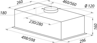 Вытяжка встраиваемая Maunfeld Crosby Light C 60 черный управление: ползунковое (1 мотор) - купить недорого с доставкой в интернет-магазине