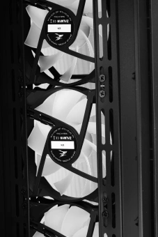 Корпус Zalman Z10 Duo черный без БП ATX 7x120mm 5x140mm audio bott PSU - купить недорого с доставкой в интернет-магазине