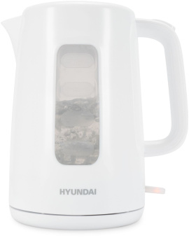 Чайник электрический Hyundai HYK-P3501 2.5л. 2200Вт белый корпус: пластик - купить недорого с доставкой в интернет-магазине