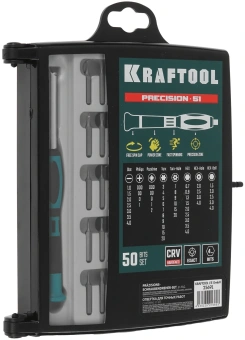 Отвертка Kraftool 25691 в компл.:51 предмет жесткий кейс - купить недорого с доставкой в интернет-магазине
