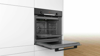 Духовой шкаф Электрический Bosch HBA513BB1 черный - купить недорого с доставкой в интернет-магазине