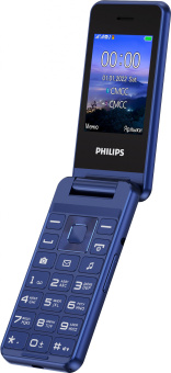 Мобильный телефон Philips E2601 Xenium синий раскладной 2Sim 2.4" 240x320 Nucleus 0.3Mpix GSM900/1800 FM microSD max32Gb - купить недорого с доставкой в интернет-магазине