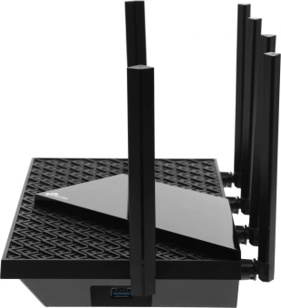 Роутер беспроводной TP-Link ARCHER AX72 PRO AX5400 10/100/1000/2500BASE-TX/4G ready черный - купить недорого с доставкой в интернет-магазине