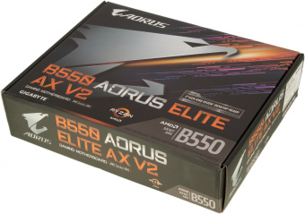 Материнская плата Gigabyte B550 AORUS ELITE AX V2 Soc-AM4 AMD B550 4xDDR4 ATX AC`97 8ch(7.1) 2.5Gg RAID+HDMI+DP - купить недорого с доставкой в интернет-магазине