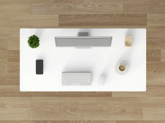 Стол для компьютера Cactus CS-EGD-WWT электропривод столешница стекло белый каркас белый - купить недорого с доставкой в интернет-магазине