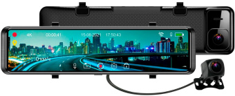 Видеорегистратор TrendVision MR-4K черный 8Mpix 2160x3840 2160p 140гр. GPS Hisilicon Hi3559V - купить недорого с доставкой в интернет-магазине