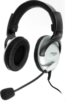 Наушники с микрофоном Koss SB45-USB черный/серебристый 2.4м мониторные оголовье (15116464) - купить недорого с доставкой в интернет-магазине