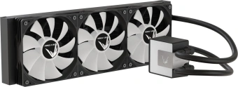Система водяного охлаждения Formula Ice Jet Glow 360 ARGB Soc-AM5/AM4/1200/2066/1700/1851 черный 4-pin 1-27dB Al+Cu 300W 2020gr Ret (ICE JET GLOW 360 BK) - купить недорого с доставкой в интернет-магазине