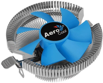 Устройство охлаждения(кулер) Aerocool Verkho A Soc-AM5/AM4 черный/синий 4-pin 11-29dB Al 100W 230gr Ret - купить недорого с доставкой в интернет-магазине