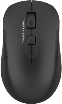 Мышь A4Tech Fstyler FG16CS Air2 черный оптическая 2000dpi silent беспров. USB для ноутбука 3but (FG16CS AIR2 BLACK) - купить недорого с доставкой в интернет-магазине