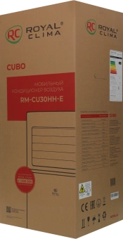 Кондиционер мобильный Royal Clima Cubo RM-CU30HH-E белый площ.21м2 - купить недорого с доставкой в интернет-магазине