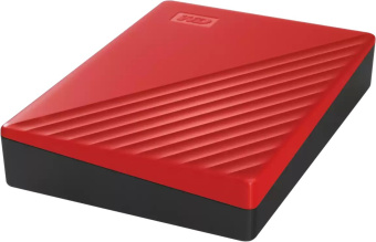 Жесткий диск WD USB3.2 Gen1 5TB WDBPKJ0050BRD-WESN My Passport 2.5" красный - купить недорого с доставкой в интернет-магазине