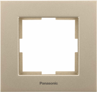 Рамка Panasonic Karre Plus WKTF08012BR-RU декоративная 1x пластик бронзовый (упак.:1шт) - купить недорого с доставкой в интернет-магазине