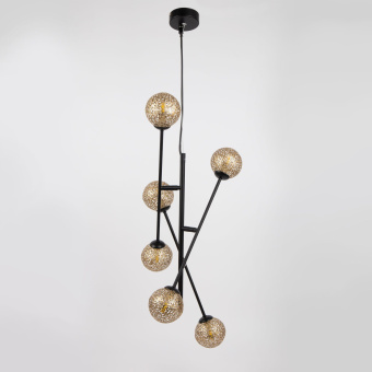 Светильник Hiper Sun H819-0 подвес. черный/золотистый - купить недорого с доставкой в интернет-магазине